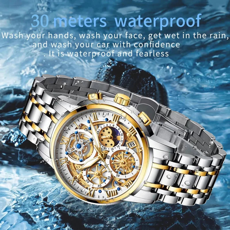 LIGE 2023 New Gold Women Watches Creative Steel Women&#039;s Bracelet Wrist Watches Ladies Fashion Waterproof Female Relogio Feminino