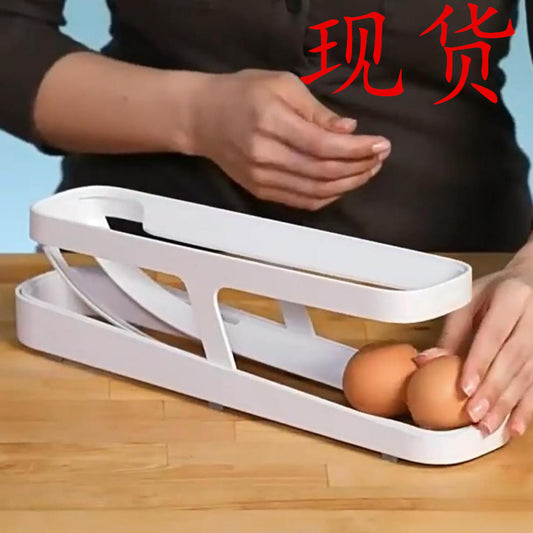 Refrigerator Egg Rolling Storage Rack Rolldown Egg Dispenser Egg Dispenser