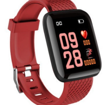 116plus Color Screen Smart Bracelet D13 Real-time Heart Rate 1.3-inch Blood Pressure Sleep IP67 Waterproof Gift