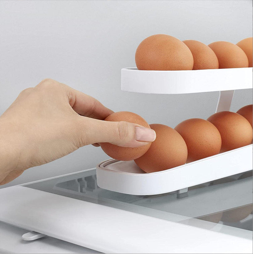 Refrigerator Egg Rolling Storage Rack Rolldown Egg Dispenser Egg Dispenser