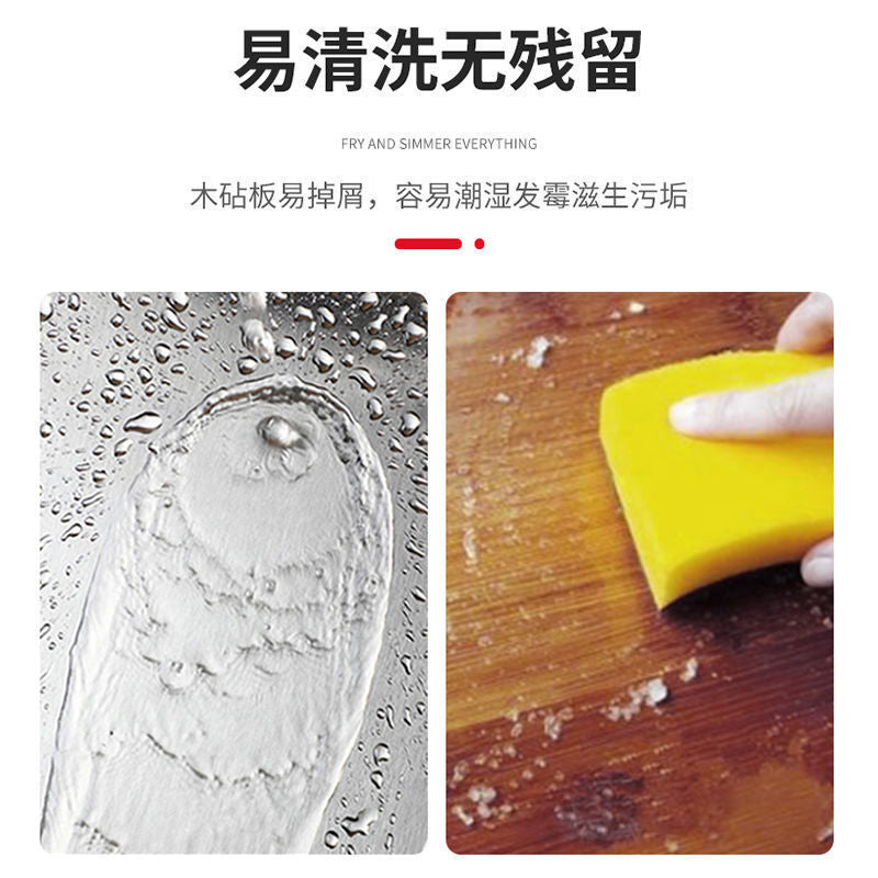 Stainless Steel Cutting Board 316 Thickened Double-sided Cutting Board 304 Antibacterial And Mildew-proof Household Vegetable Cutting Fruit Cutting Board Rolling Board Cutting Board