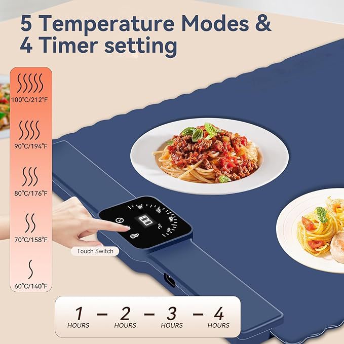 Flexible Folding Warm Cutting Board Household Hot Cutting Board