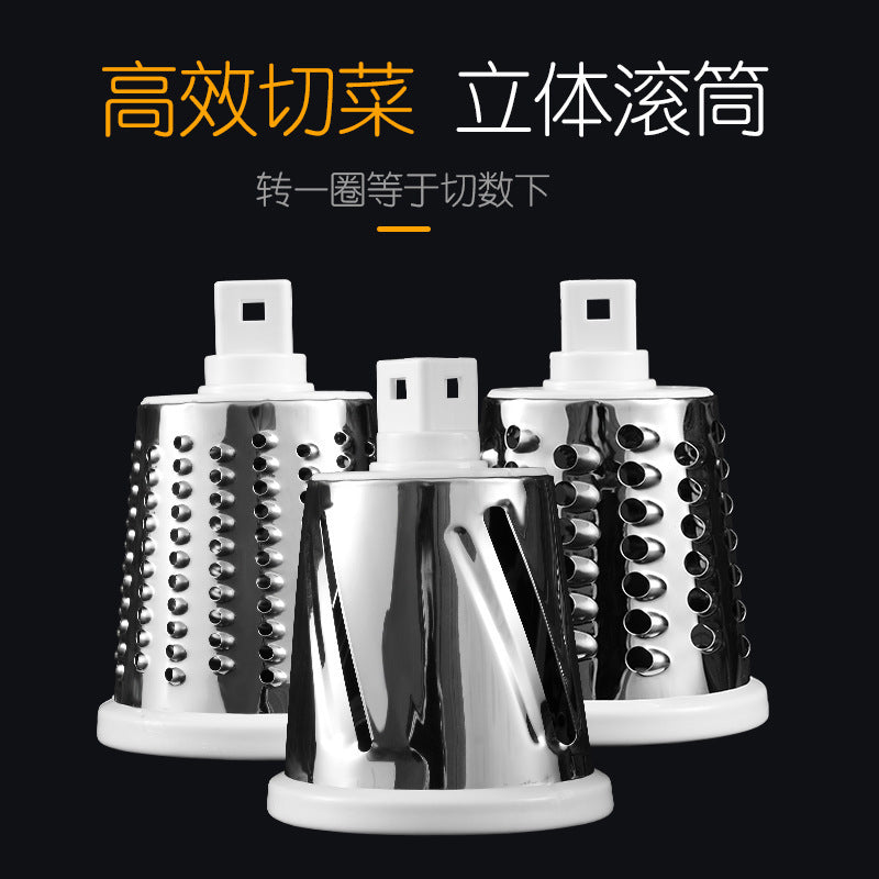 Hand Rock Vegetable Cutter, Fruit And Vegetable Grater, Potato Slicing And Peeling Machine, Kitchen Multi-function Shredded Vegetable Cutter