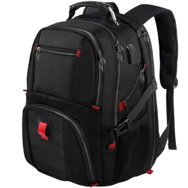 Computer Backpack Large Capacity Multi-function USB Backpack Multi-function Travel Bag