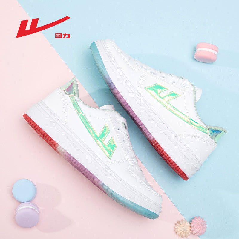 Pull Back 2022 Spring And Autumn New Women&amp;#039;s Shoes Cherry Blossom Low-top Sneakers Trend Casual Running Shoes Trend Breathable Couple Shoes