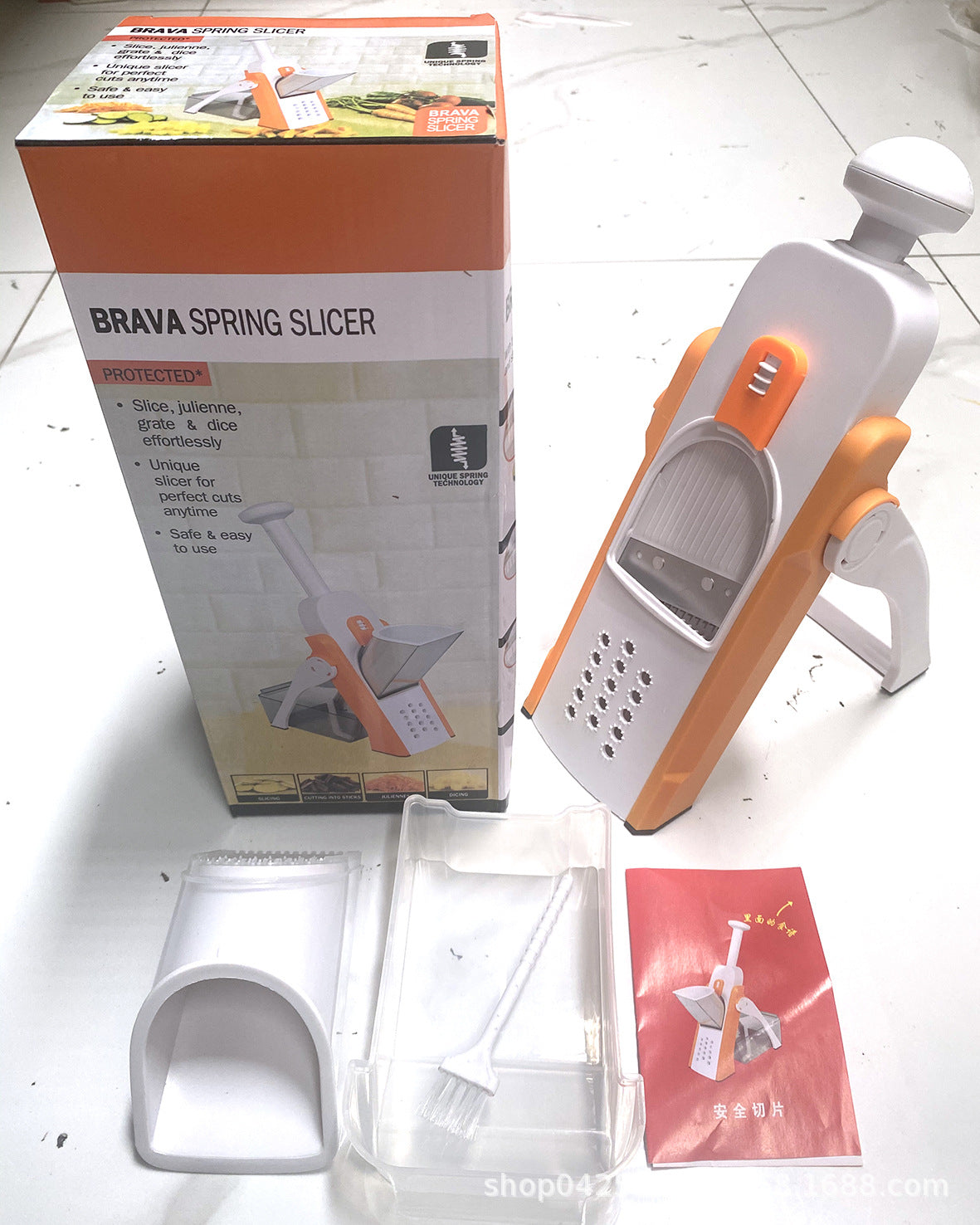 Cross-border Direct Selling Multi-functional Vegetable Cutter Hand Guard Potato Shredded Vegetable Cutter Shredded Grated Garlic Grated Ginger Vegetable Cutter