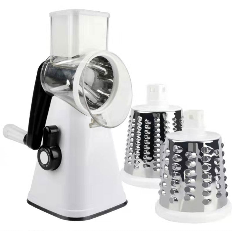 Multifunctional Hand-cranked Vegetable Slicer, Drum Shredder, Potato Cucumber Carrot Grinder, Grater