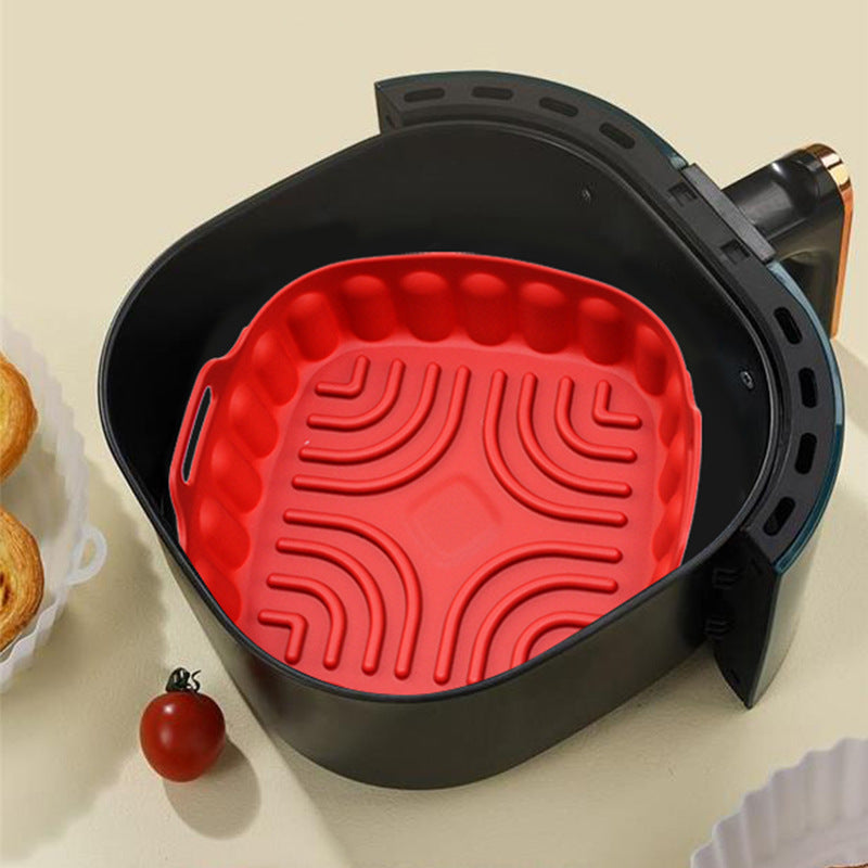 Air Fryer Silicone Baking Pan Set Household Microwave Oven Tray Baking Mat Food Grade Silicone Baking Pan Set