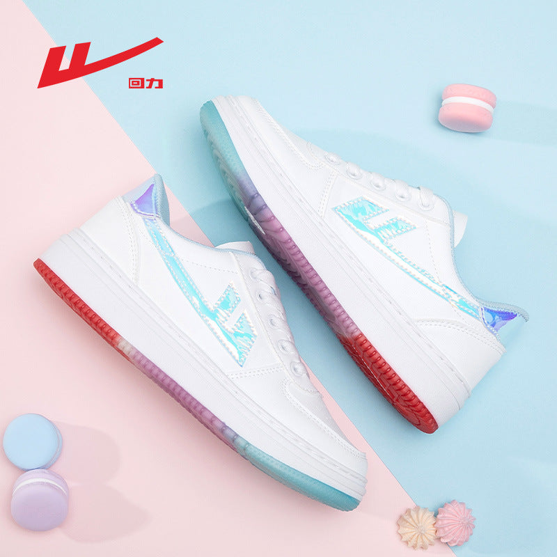 Pull Back 2022 Spring And Autumn New Women&amp;#039;s Shoes Cherry Blossom Low-top Sneakers Trend Casual Running Shoes Trend Breathable Couple Shoes