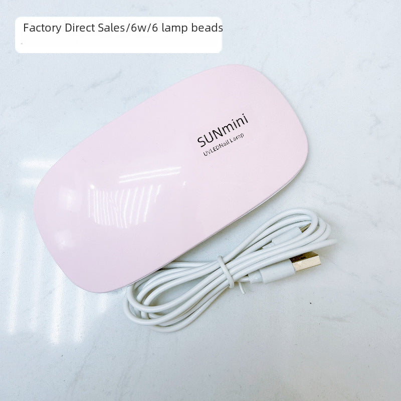 Mouse Phototherapy Lamp Mini Nail Polish Glue Drying Baking Lamp USB Interface Folding Sunmini LED Nail Lamp