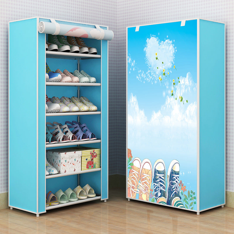 Shoe Rack Dustproof Storage Shoe Cabinet Multi-layer Small Shoe Rack Dormitory Hall Storage Rack Simple