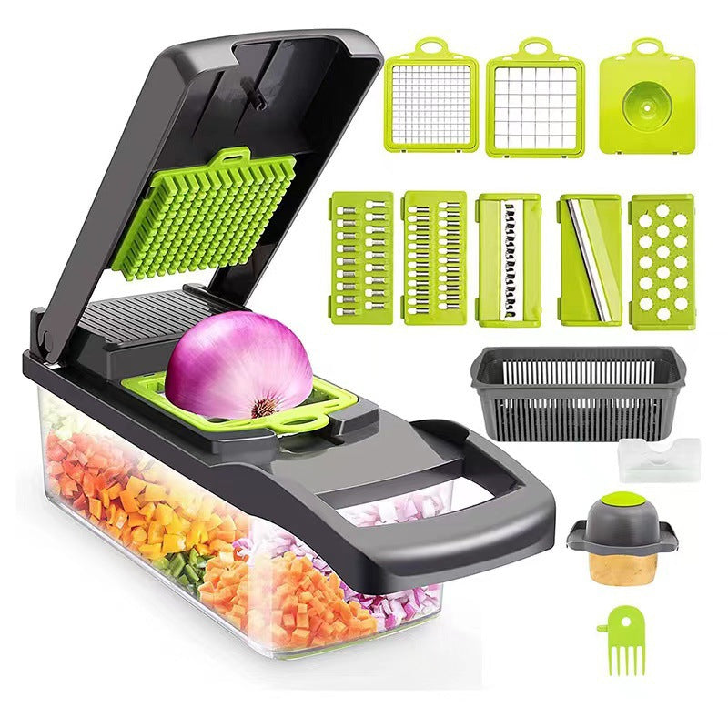 Multifunctional Vegetable Cutting Artifact Household Kitchen Artifact Grater Shredder Grater Potato Grater