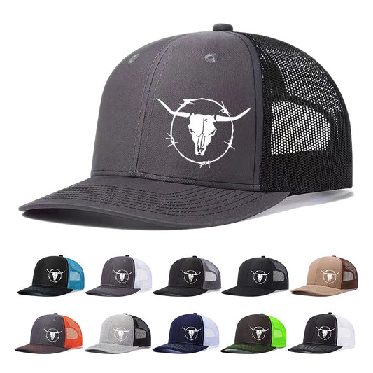 Outdoor Sports Cow Head Printed Baseball Cap