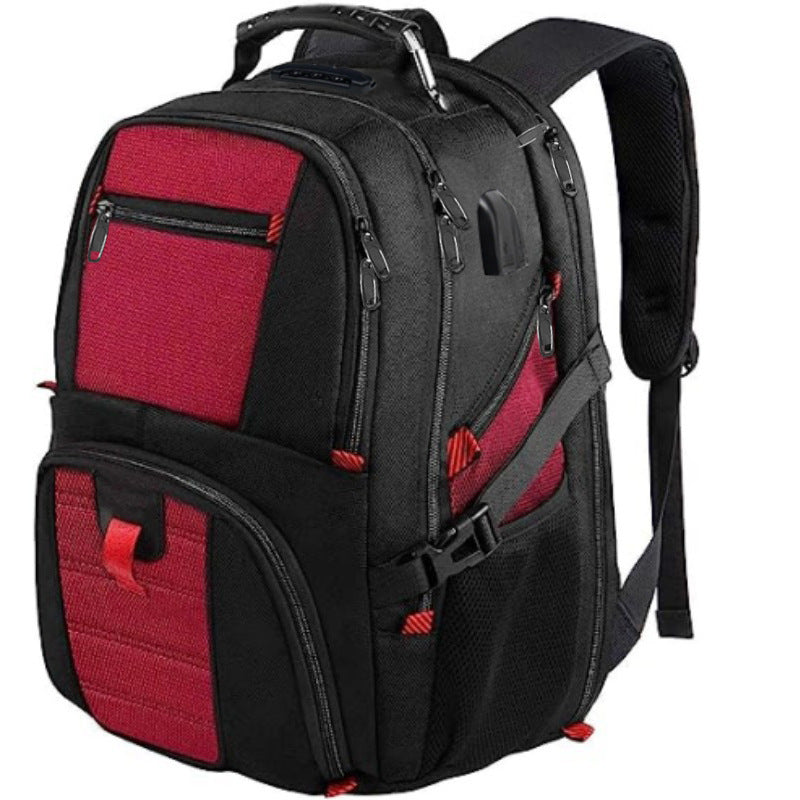 Computer Backpack Large Capacity Multi-function USB Backpack Multi-function Travel Bag