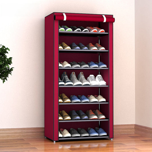 Shoe Rack Dustproof Storage Shoe Cabinet Multi-layer Small Shoe Rack Dormitory Hall Storage Rack Simple