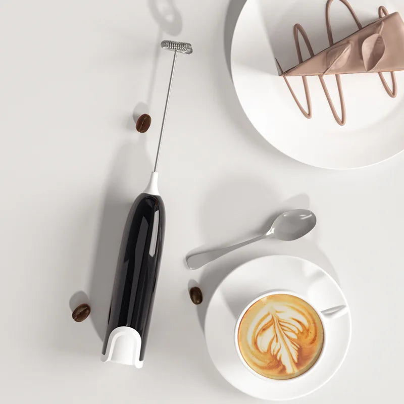 Electric Milk Frother Handheld Mini Foamer Coffee Maker Egg Beater for Chocolate Cappuccino Stirrer Portable Blender Whisk Tools