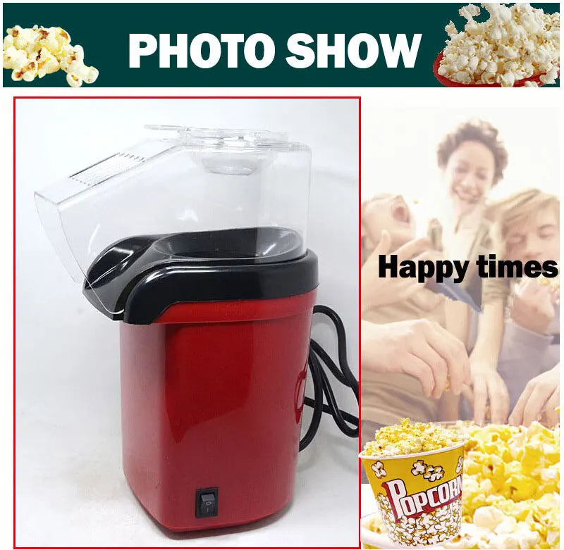 220V 110V Popcorn Makers Mini Popcorn Machine Electric Household Appliance Machine Fully Automatic Popcorn Machine Home Kitchen