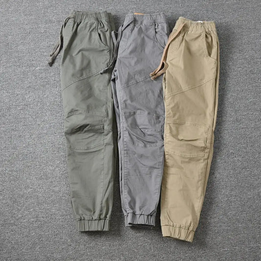 Stylish  Joggers Pants Sporty Pure Color Slim Pants Solid Color Male Men Cargo Pants Men Clothes