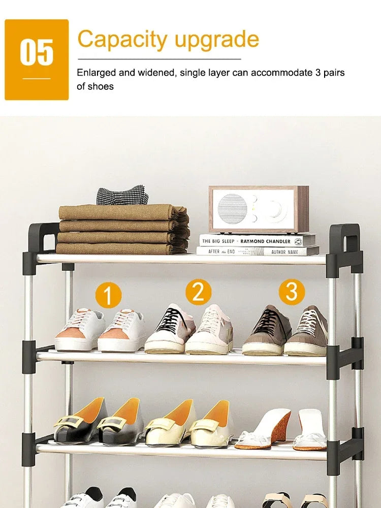 Shoerack Living Room Cabinets Shoemakers Space-saving Shoe Rack Entrance Hall Furniture Jeans Shoe-shelf Handbags Wallet Watch