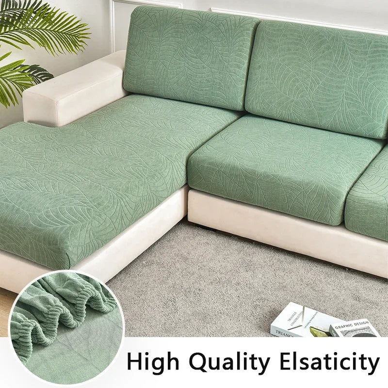 Waterproof Jacquard Sofa Couch Cover For Living Room Stretch L Shape Sofa Cover Adjustable Sofa Slipcover Home Decor Removable