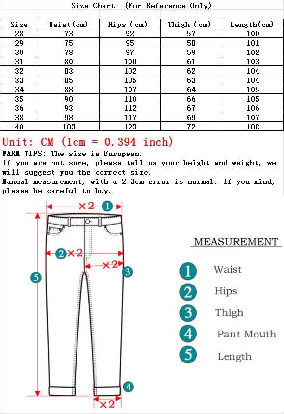 2024 New Stretch Slim Fit Pants Comfortable Soft Business Denim Trousers Male Brand Clothing Men Fashion Straight Jeans 28-40