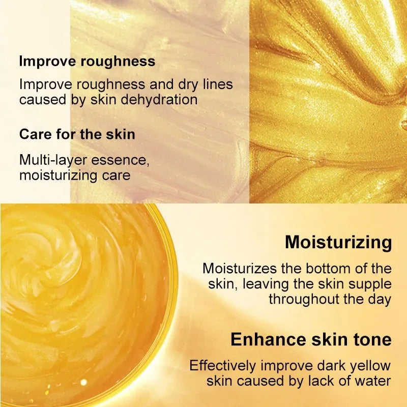 120G 24K Golden Face Cream Collagen Moisturizer Moisturizing Cream Sleeping Mask Firming Nourishing Hydrating Face Skin Care