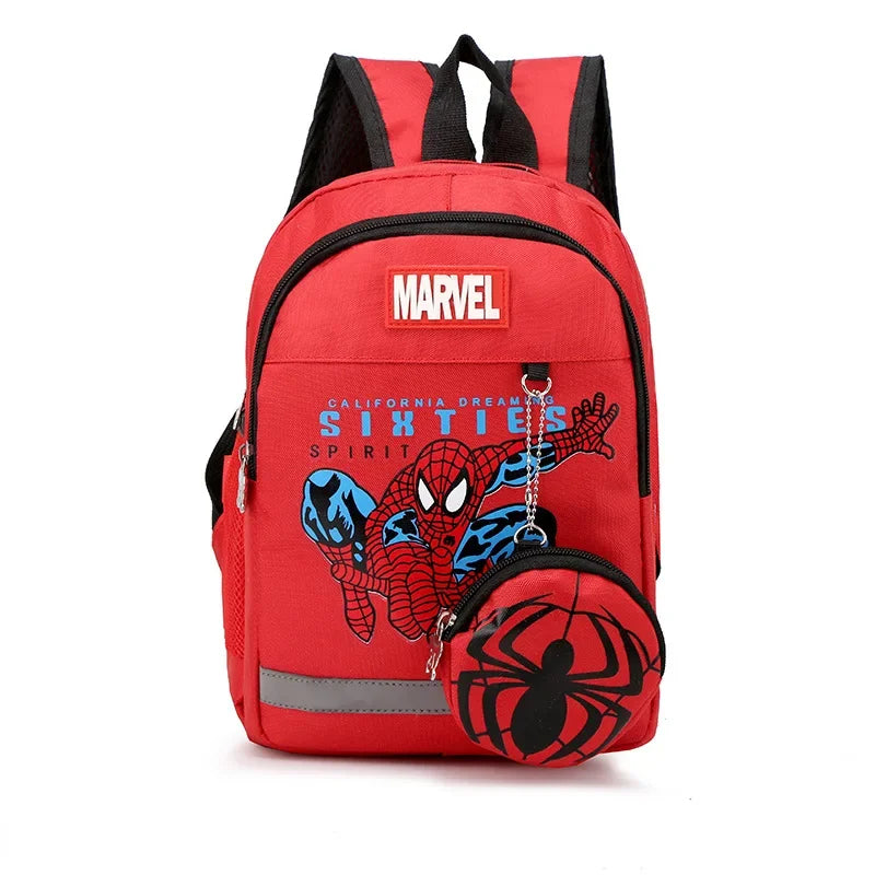 Disney Kids Backpacks For Boys preschool Child Captain America Spider Men Pattern School Bags Teenager Lightweight Cute Knapsack