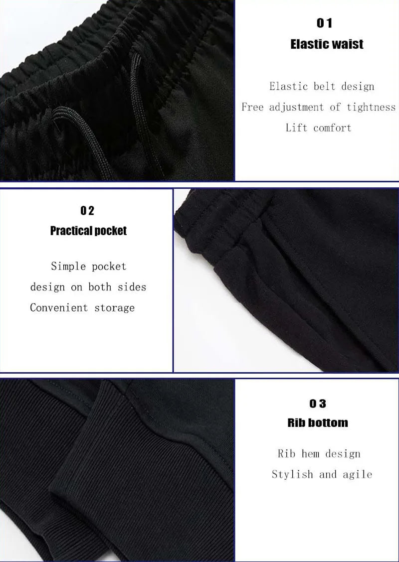 Fitness sports track and field pants Autumn/Winter jogger men's casual tight pants Fashion printed plus size sweatpants