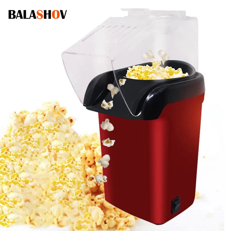 220V 110V Popcorn Makers Mini Popcorn Machine Electric Household Appliance Machine Fully Automatic Popcorn Machine Home Kitchen