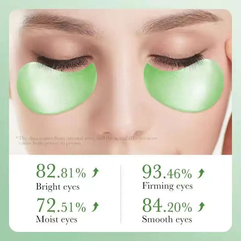 60Pcs Aloe Vera Collagen Eye Mask Anti-Light Circles Remove Eye Bags Moisturizing Firming Eye Patch Eye Skin Care Products