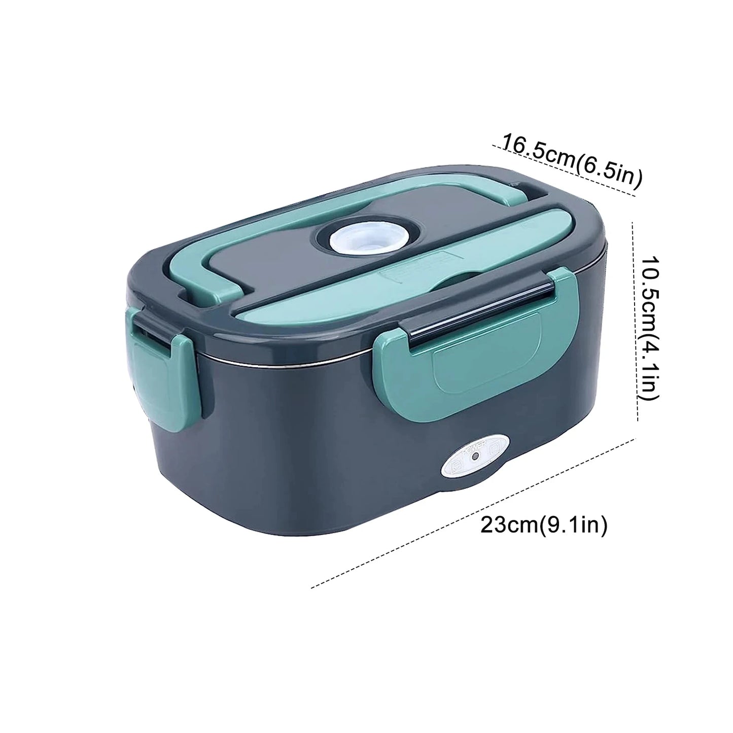 1.5 L 40W 220V Electric Lunch Box, 220V Socket + Car Cigarette Lighter Socket, Lunch Heating