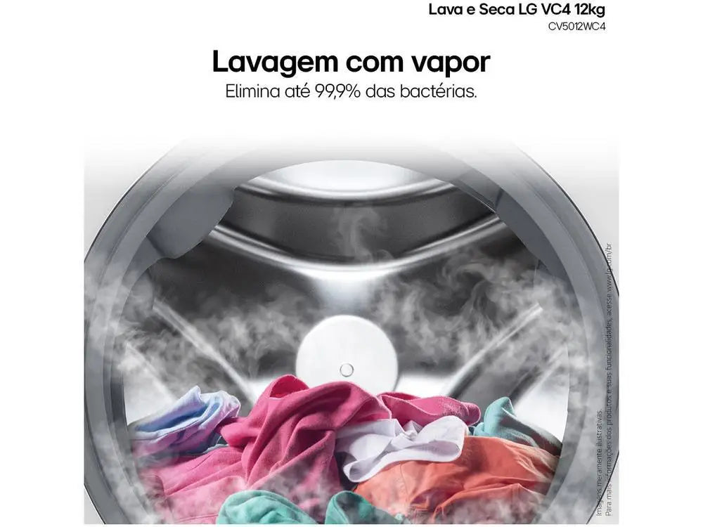 Lava and Dry LG 12kg Smart VC4 CV5012WC4 with-220V