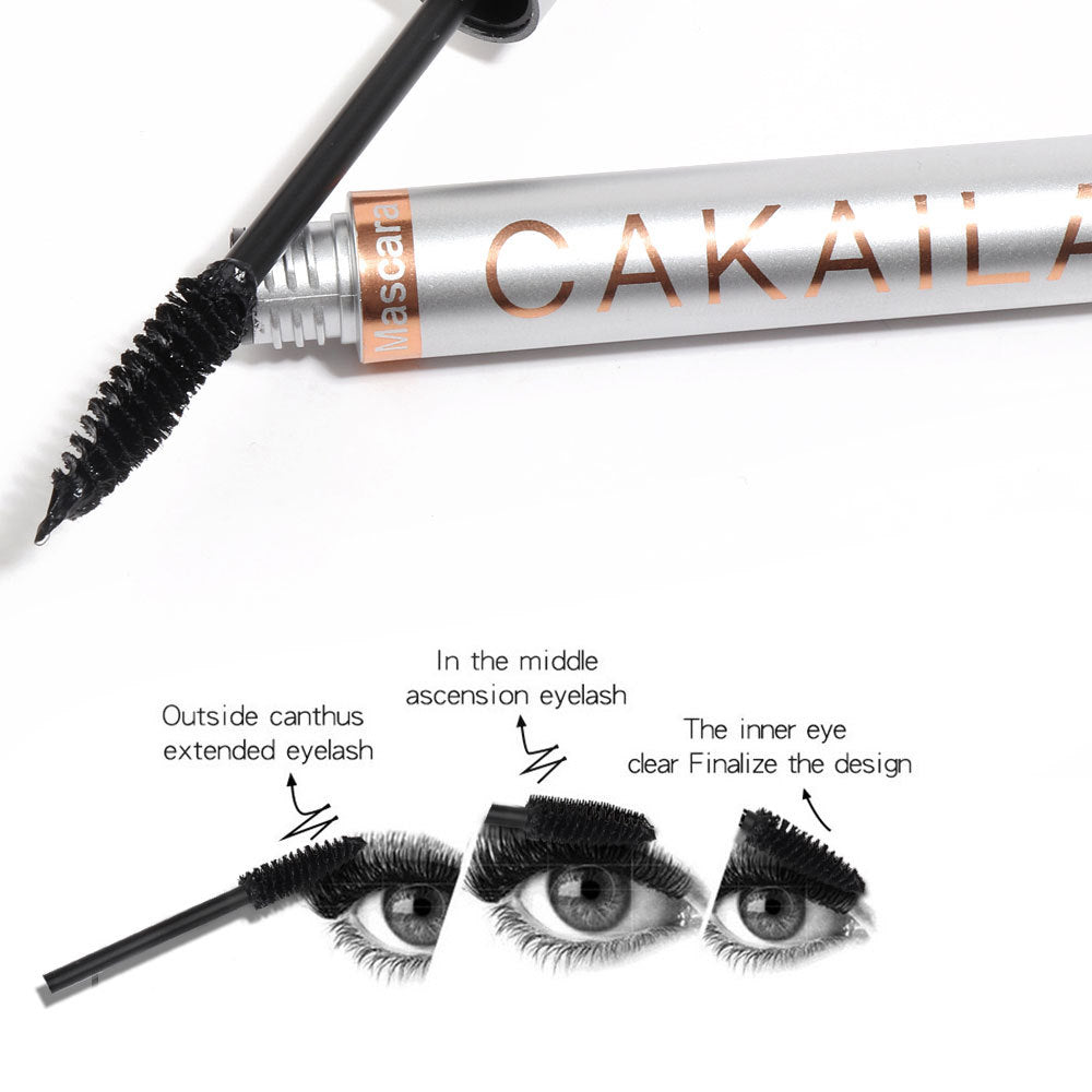 CAKAILA Magic Extension Dense Volumizing Smudge-proof 24 Hours waterproof long-lasting Mascara Black Extravagant False-Lash Look