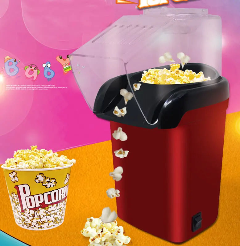 220V 110V Popcorn Makers Mini Popcorn Machine Electric Household Appliance Machine Fully Automatic Popcorn Machine Home Kitchen