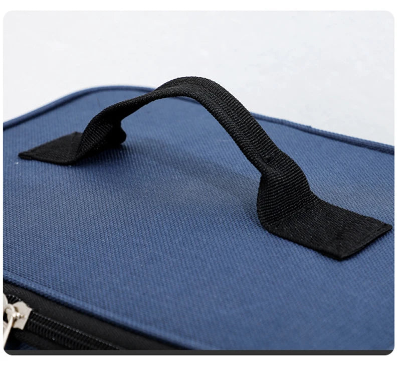 Oxford Cloth Thickened Bento Bag Large Capacity Portable Insulation Bag Outdoor Picnic Bag Student Lunch Bag