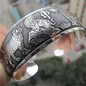 Plated Tibetan Turtle Shaped bangles Bracelet Women Cuff Bangle Antique Silver Adjustable Jewelry Gift Bracelets