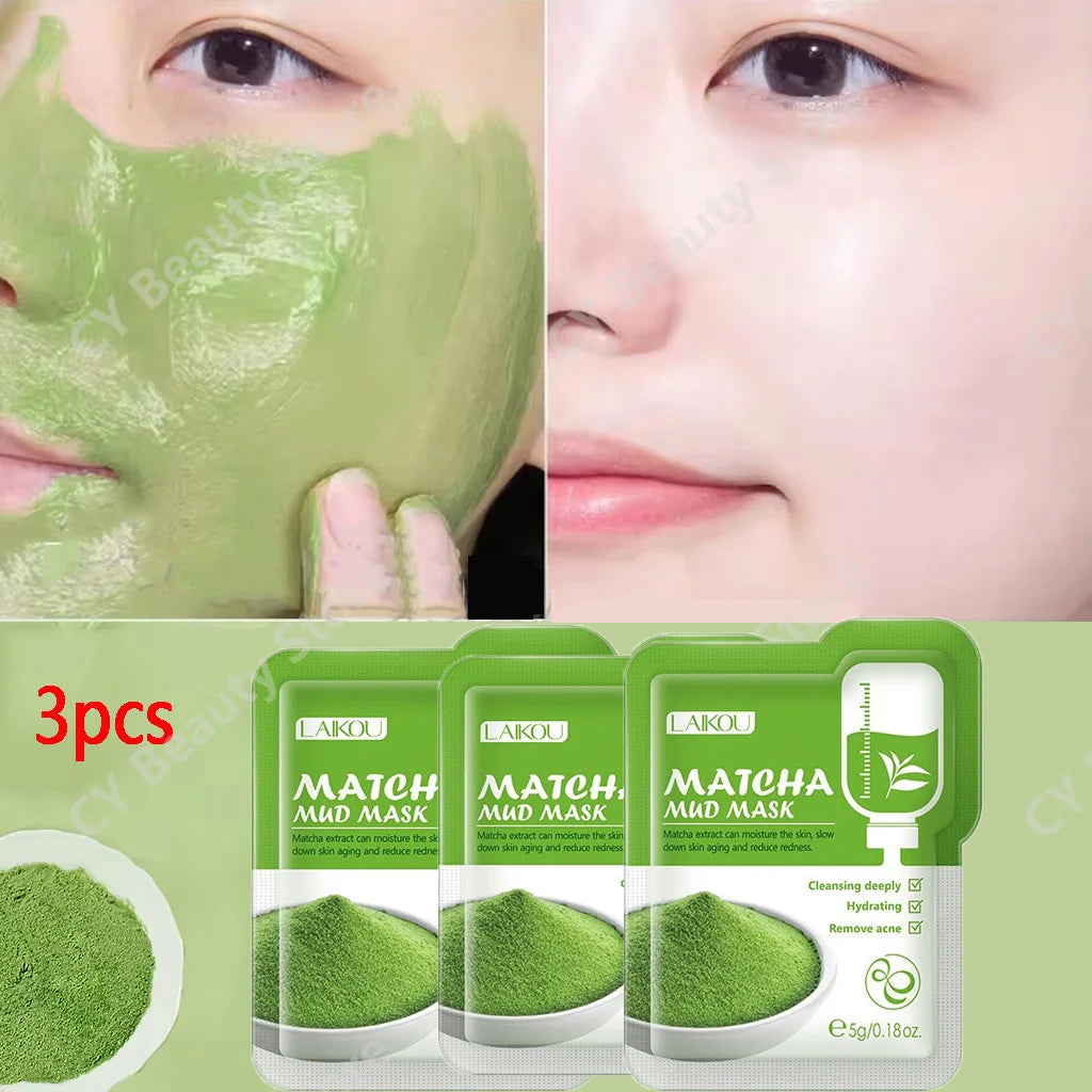 Fast Remove Blackhead Green Tea Solid Mask Clean Stick Mask Facial Dispel Acne Blemish Shrink Pores Oil Control Korean Skin Care