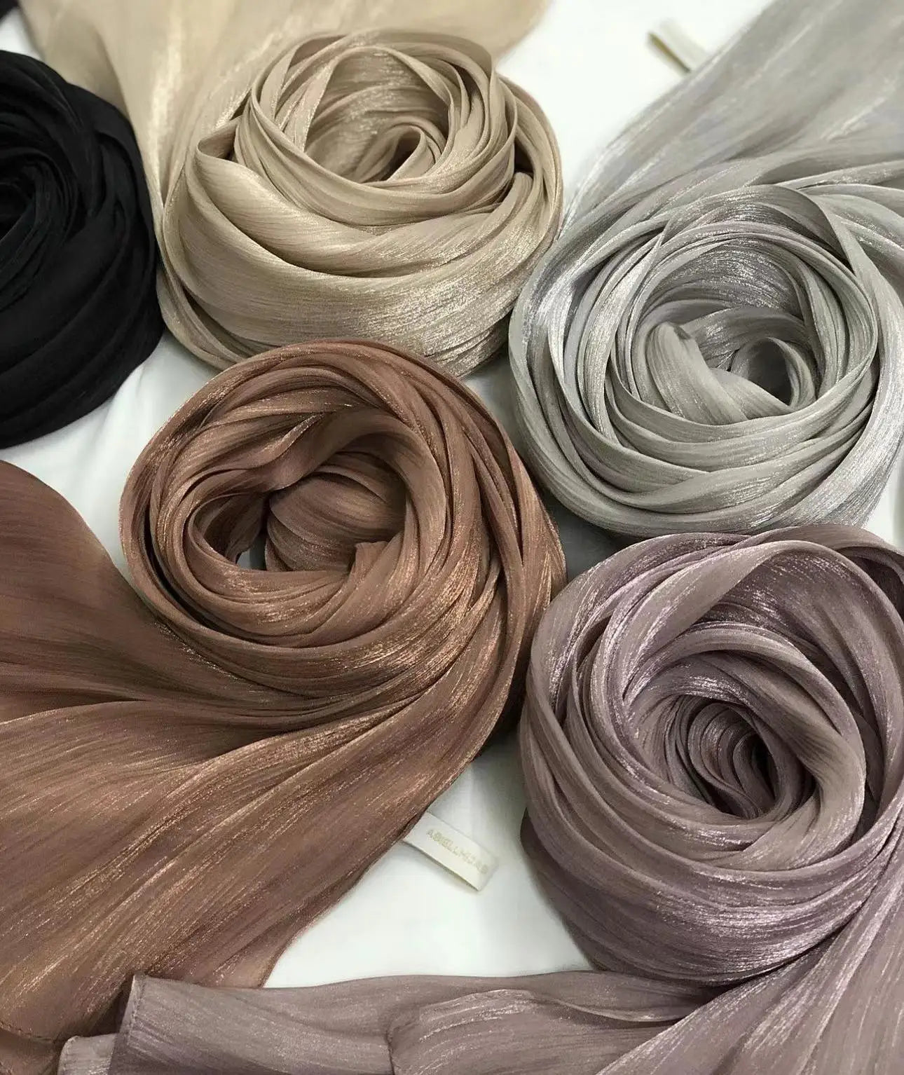 Shimmer Silk Shawl Luxury scarfs Muslim Fashion Hijab Scarf Head Scarf Headwraps For Muslim Women Head Wrap Islamic Women Veil