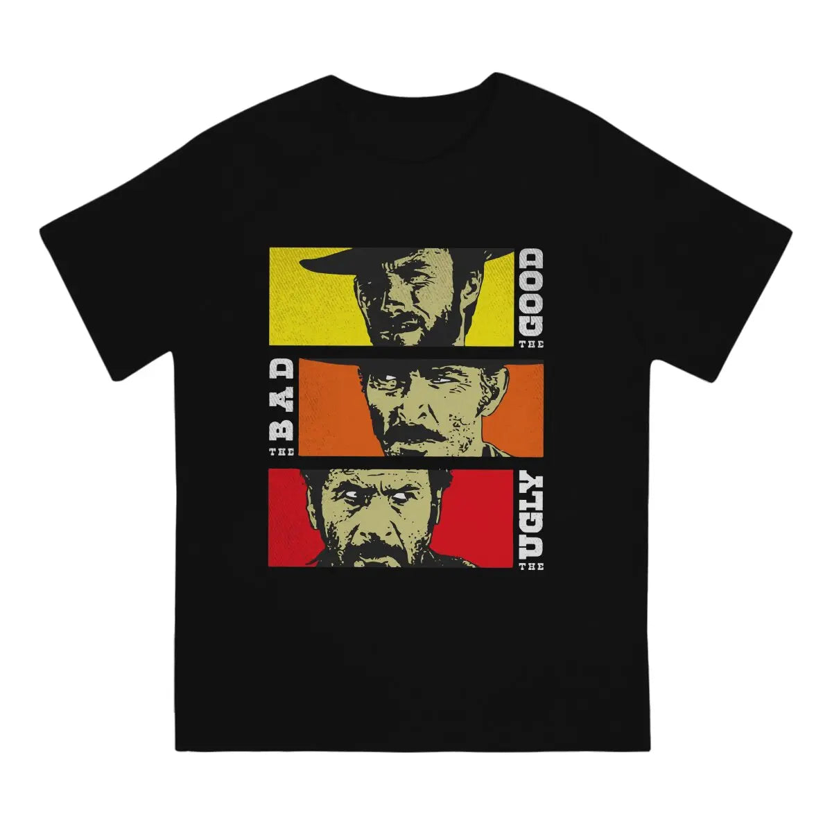 The Good The Bad And The Ugly Men's T Shirt Red Dead Redemption Awesome Tees Short Sleeve O Neck T-Shirt Cotton 4XL 5XL Tops