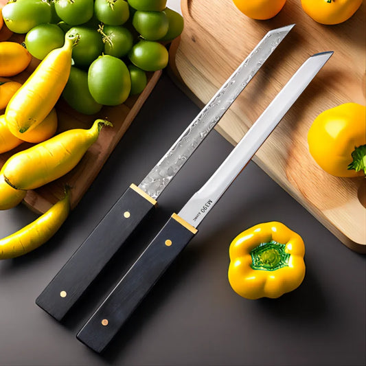 7.87in Damascus Knife - Perfect for Fruit, Meat, Fishing! Portable and Versatile Blade!