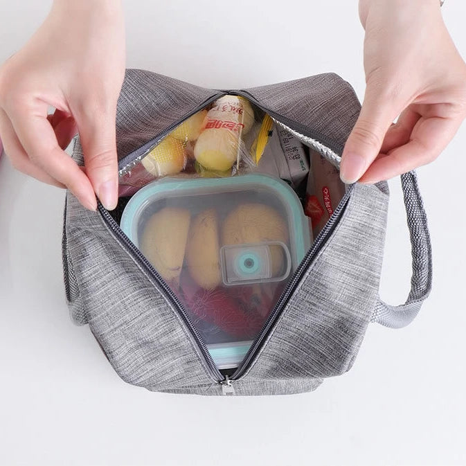 New Portable Lunch Bag Food Thermal Box Waterproof Office Cooler Lunchbox With Shoulder Strap Insulated Case