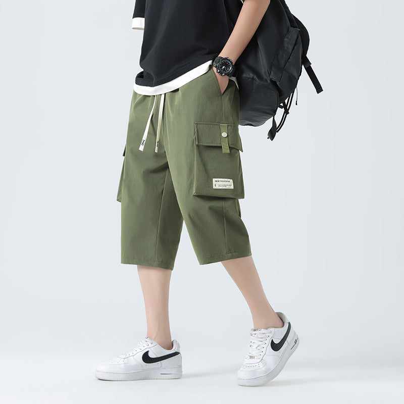 Summer Casual Sports Loose Fashion Work Clothes Men's Pants